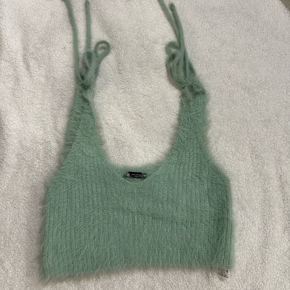 Zara fuzzy top
